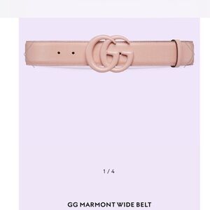 Gucci Blush GG Marmont Belt